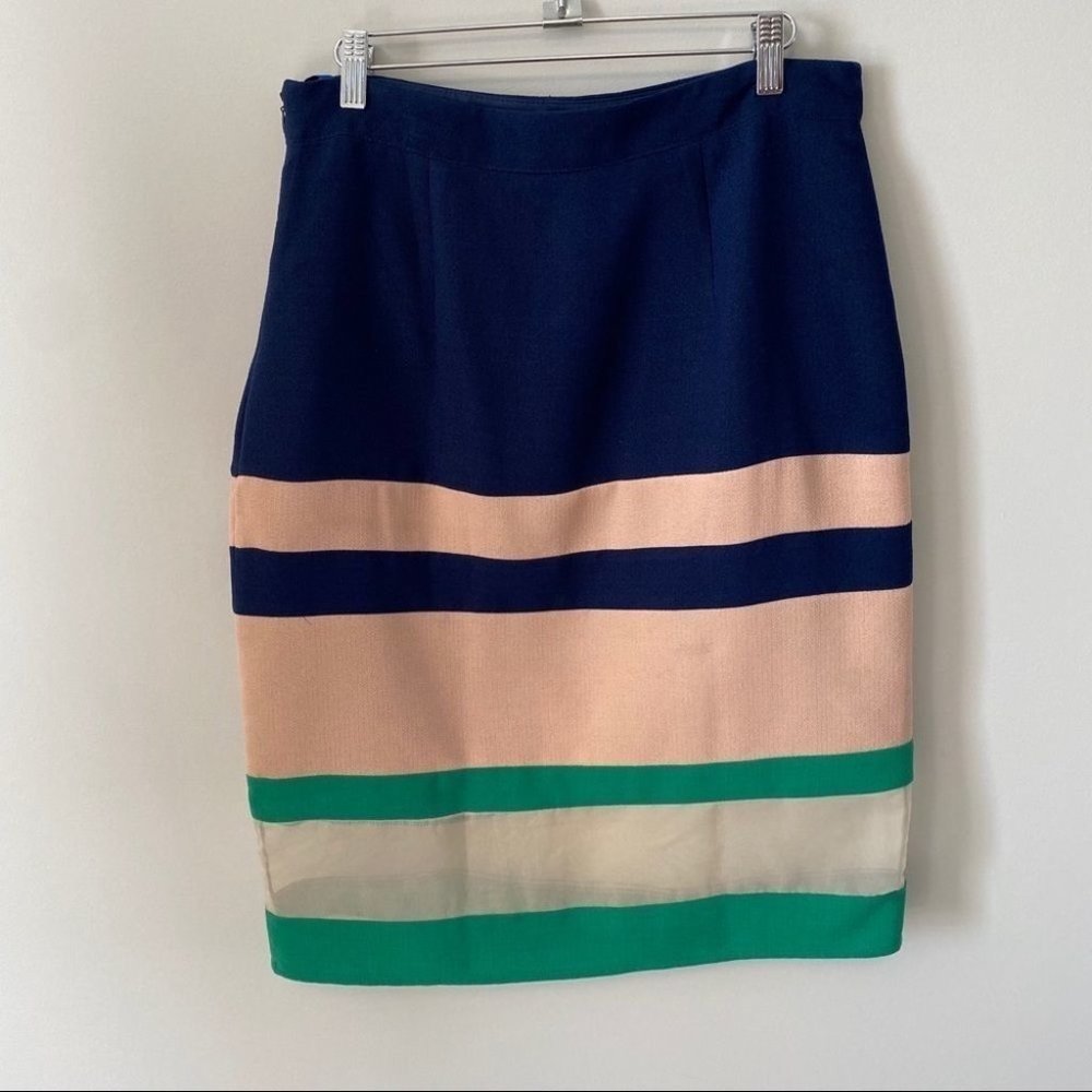 Anthropologie Harlyn Parfait Striped Skirt - Picture 5 of 10